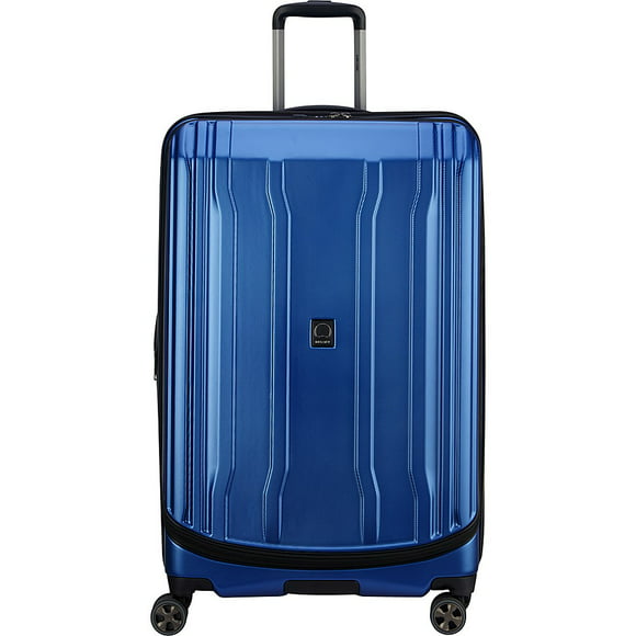 Delsey Luggage Helium Xpert Lite Personal Ultra Light 4 Wheel Spinner Tote 18 Inch Blue 